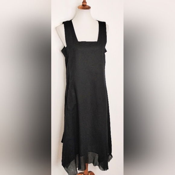 LINEN COTTON BLEND SUMMER FROCK - Picture 9 of 10